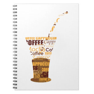 Modern Coffee Illustration Notebook