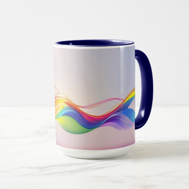 Modern Coffee Shop Café or Bar Custom Barista  Mug (Front Right)
