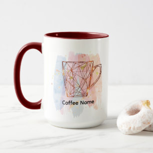 Modern Coffee Shop Café or Bar Custom Barista Mug