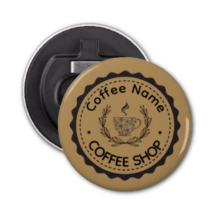 Modern Coffee Shop Café tea Bar Custom Barista Bottle Opener
