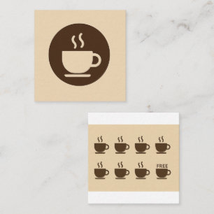 ☕ Modern Coffee Shop Loyalty & Business Card