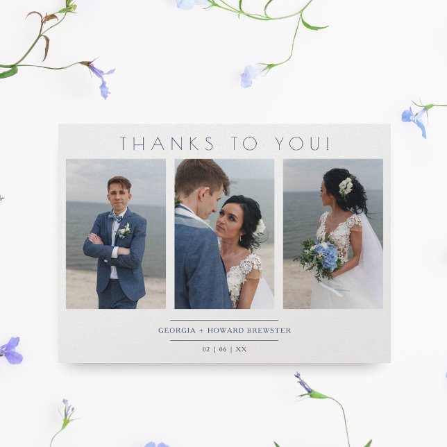 Modern Collage 3 Photos Wedding Minimalist Script (Creator Uploaded)