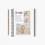 Modern Collage Best Grandpa Ever Beauty Gift Notebook<br><div class="desc">A modern collage "Best Grandpa Ever" gift is a creative and personalised way to show your appreciation and love for your grandfather. This type of gift typically involves using digital technology to compile a collection of photos and images that showcase special moments and memories you have shared with your grandpa....</div>