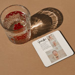 Modern Collage Best Grandpa Ever Beauty Gift Square Paper Coaster<br><div class="desc">A modern collage "Best Grandpa Ever" gift is a creative and personalised way to show your appreciation and love for your grandfather. This type of gift typically involves using digital technology to compile a collection of photos and images that showcase special moments and memories you have shared with your grandpa....</div>