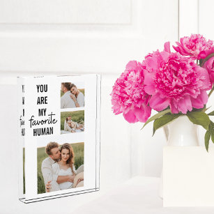 Modern Collage Couple Photo & Romantic Love Quote