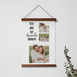 Modern Collage Couple Photo & Romantic Love Quote Poster<br><div class="desc">Modern Collage Couple Photo & Romantic Love Quote</div>