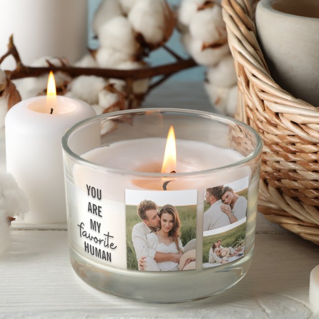 Modern Collage Couple Photo & Romantic Love Quote Rectangular Sticker (Creator Uploaded)