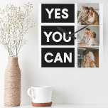 Modern Collage Family Photo & Motivation Quote<br><div class="desc">Modern Collage Family Photo & Motivation Quote</div>