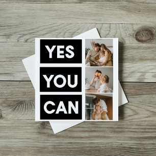 Modern Collage Family Photo & Motivation Quote