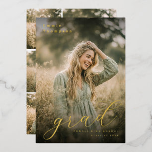 Modern Collage Graduation Announcement