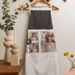 Modern Collage Personalised Family Photo Gift Apron<br><div class="desc">Modern Collage Personalised Family Photo Gift</div>