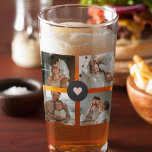 Modern Collage Personalised Family Photo Gift Glass<br><div class="desc">Modern Collage Personalised Family Photo Gift</div>