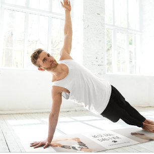Modern Collage Photo Best Dad Dog Ever Yoga Mat