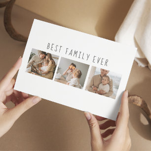Modern Collage Photo & Best Family Ever Best Gift