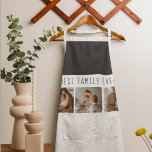Modern Collage Photo & Best Family Ever Best Gift Apron<br><div class="desc">Introducing the Modern Collage Photo & Best Family Ever Text Gift, a unique and personalised way to celebrate the love and joy of your family. This special gift combines the beauty of a custom photo collage with a heartfelt message to create a memorable keepsake that will be treasured for years...</div>