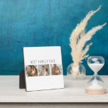 Modern Collage Photo & Best Family Ever Best Gift Plaque<br><div class="desc">Introducing the Modern Collage Photo & Best Family Ever Text Gift, a unique and personalised way to celebrate the love and joy of your family. This special gift combines the beauty of a custom photo collage with a heartfelt message to create a memorable keepsake that will be treasured for years...</div>