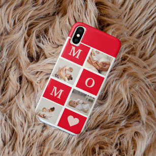 Modern Collage Photo &  Best Mum Ever Gift Case-Mate iPhone Case
