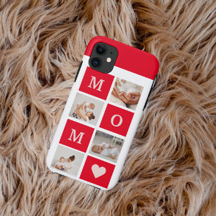 Modern Collage Photo & Best Mum Ever Gift Case-Mate iPhone Case