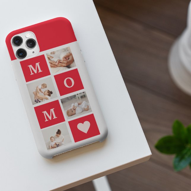 Modern Collage Photo &  Best Mum Ever Gift iPhone Case (Creator Uploaded)