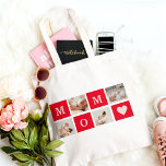 Modern Collage Photo &  Best Mum Ever Gift Tote Bag<br><div class="desc">Modern Collage Photo & Text Best Mum Ever Gift. Best Personalised Gift For Mothers day,  Woman's day or Mum Birthday.  Surprise Mum With a Gift That’s As Amazing As She Is.</div>