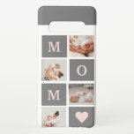 Modern Collage Photo Best Mum  Pink & Grey Gift Samsung Galaxy Case<br><div class="desc">This modern collage photo frame makes for the perfect gift for a special mum in your life. The frame is designed with a pink and grey colour scheme, giving it a stylish and contemporary look that is sure to complement any home decor. The collage frame features multiple photo slots, allowing...</div>