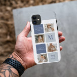 Modern Collage Photo & Blue Happy Fathers Day Gift Case-Mate iPhone Case<br><div class="desc">Modern Collage Photo & Blue Happy Fathers Day Gift is a personalised and thoughtful present to celebrate the special man in your life on Father's Day. The gift includes a beautifully designed collage photo frame with space for multiple pictures, allowing you to capture and display your favourite memories with your...</div>