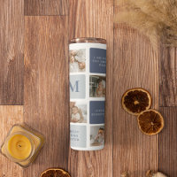 Modern Collage Photo & Blue Happy Fathers Day Gift