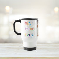Modern Collage Photo & Colourful Best Mum Ever Gif