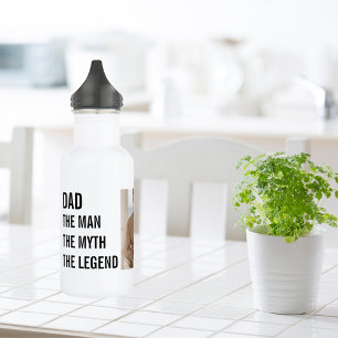 Modern Collage Photo `Dad Gift 532 Ml Water Bottle