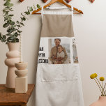 Modern Collage Photo | Dad Gift Apron<br><div class="desc">Modern collage photo gift can be one of the best Father's Day gifts that you can give your dad. It's a unique and personal way to show your appreciation and love for your dad,  while also allowing you to be creative and have fun with the gift.</div>
