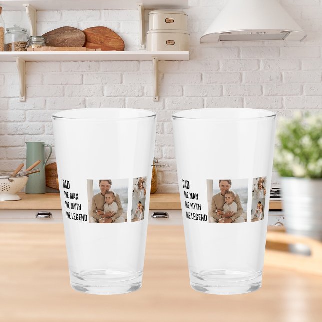 Modern Collage Photo | Dad Gift Glass (Creator Uploaded)
