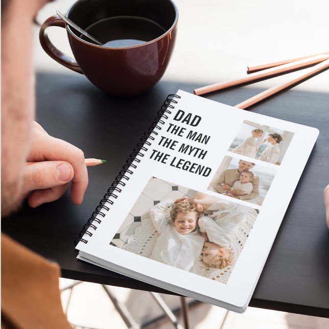 Modern Collage Photo | Dad Gift Notebook (Creator Uploaded)