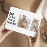 Modern Collage Photo | Dad Gift Postcard<br><div class="desc">Modern collage photo gift can be one of the best Father's Day gifts that you can give your dad. It's a unique and personal way to show your appreciation and love for your dad,  while also allowing you to be creative and have fun with the gift.</div>