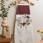 Modern Collage Photo Flowers Frame Best Mum Gift Apron<br><div class="desc">This modern collage photo features beautiful flowers arranged in a burgundy frame, making it the perfect gift for a special mum in your life. The unique and personalised touch of a collage photo captures memories and moments shared together, making it a thoughtful and heartfelt way to show appreciation and love....</div>