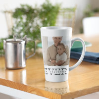 Modern Collage Photo & Grey Best Dad Ever Gift