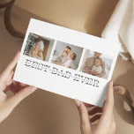 Modern Collage Photo & Grey Best Dad Ever Gift Postcard<br><div class="desc">Modern Collage Photo & Grey Best Dad Ever Gift is a thoughtful and unique gift idea for any dad who loves photography and appreciates personalised gifts. Overall, this gift is a perfect way to celebrate Father's Day, birthdays, or any other special occasion for your dad. It is a thoughtful and...</div>