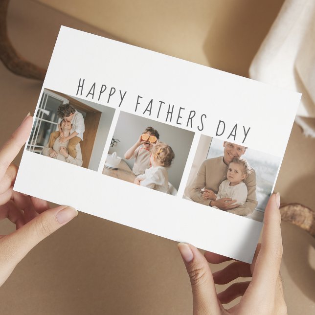 Modern Collage Photo & Happy Fathers Day Best Gift (Creator Uploaded)