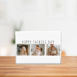 Modern Collage Photo & Happy Fathers Day Best Gift Block<br><div class="desc">A modern collage photo can make a perfect gift for Father's Day. This unique and creative gift idea involves combining different photos of you and your dad and arranging them in a visually appealing manner. It's an excellent way to celebrate your dad's life and the special bond you share with...</div>