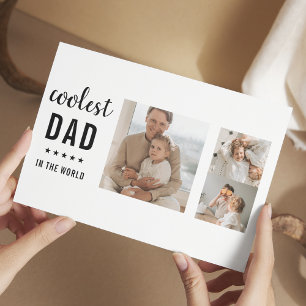 Modern Collage Photo Happy Fathers Day Gift
