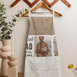 Modern Collage Photo Happy  Fathers Day Gift Apron<br><div class="desc">The "Modern Collage Photo Colourful Best Dad Ever Gift" is a personalised and unique present for any dad who deserves to be celebrated. The gift is a collage photo made up of several individual images that have been carefully arranged to create a stunning and eye-catching design. The gift is a...</div>