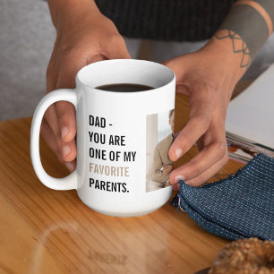 Modern Collage Photo & Happy Fathers Day Gift Coffee Mug