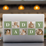Modern Collage Photo & Happy Fathers Day Gift HP Laptop Skin<br><div class="desc">A modern collage photo is a creative way to celebrate and honour someone special in your life, such as your father, on Father's Day. It involves compiling various photos and arranging them together in a visually appealing manner to create a cohesive and meaningful composition. To create a modern collage photo...</div>