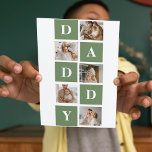 Modern Collage Photo & Happy Fathers Day Gift Thank You Card<br><div class="desc">A modern collage photo is a creative way to celebrate and honour someone special in your life, such as your father, on Father's Day. It involves compiling various photos and arranging them together in a visually appealing manner to create a cohesive and meaningful composition. To create a modern collage photo...</div>