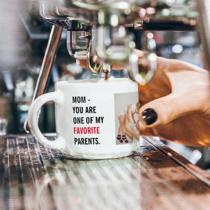 Modern Collage Photo & Happy Mothers Day Gift Espresso Cup