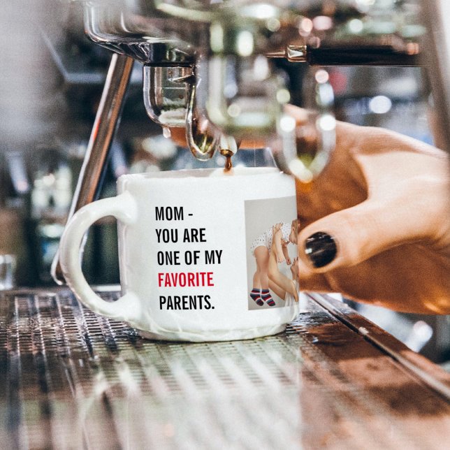 Modern Collage Photo & Happy Mothers Day Gift Espresso Cup (Creator Uploaded)