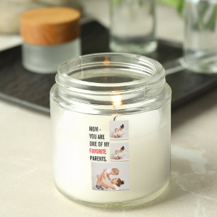 Modern Collage Photo & Happy Mothers Day Gift Square Sticker