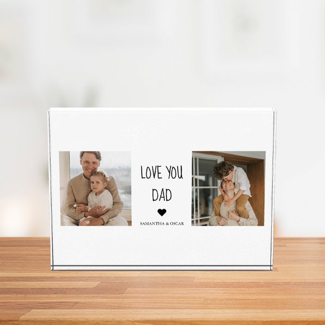 Modern Collage Photo & Love You Dad Gift (Creator Uploaded)