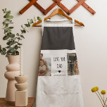 Modern Collage Photo & Love You Dad Gift Apron<br><div class="desc">A "Love You Dad" gift is a present that expresses your love and appreciation for your father. This can take many forms,  from sentimental keepsakes to practical items that he will use and enjoy.</div>
