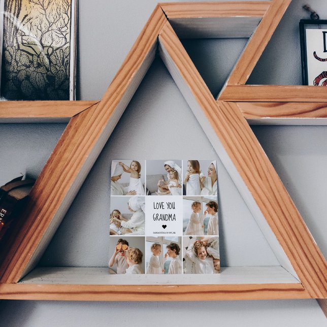 Modern Collage Photo Love You Grandma Best Gift (Creator Uploaded)