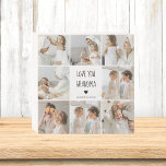 Modern Collage Photo Love You Grandma Best Gift Wooden Box Sign<br><div class="desc">A modern collage photo of you and your grandma can be the perfect gift to show her how much you love and appreciate her. This unique and thoughtful gift is a great way to preserve your special memories together and create a beautiful piece of art that she can display in...</div>
